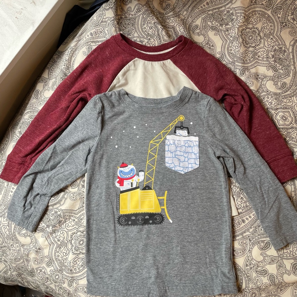 3/$12 Set of 2 Cat&Jack Shirts